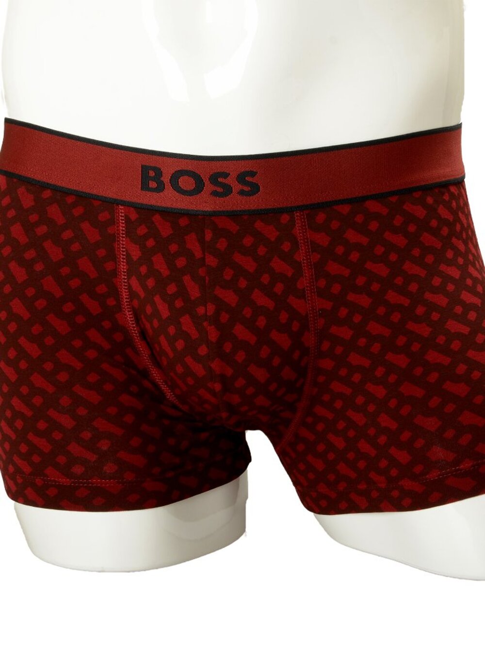 Hugo Boss Men's "Trunk 24 Print" Logo Strap Trunk Underwear US 2XL IT 56